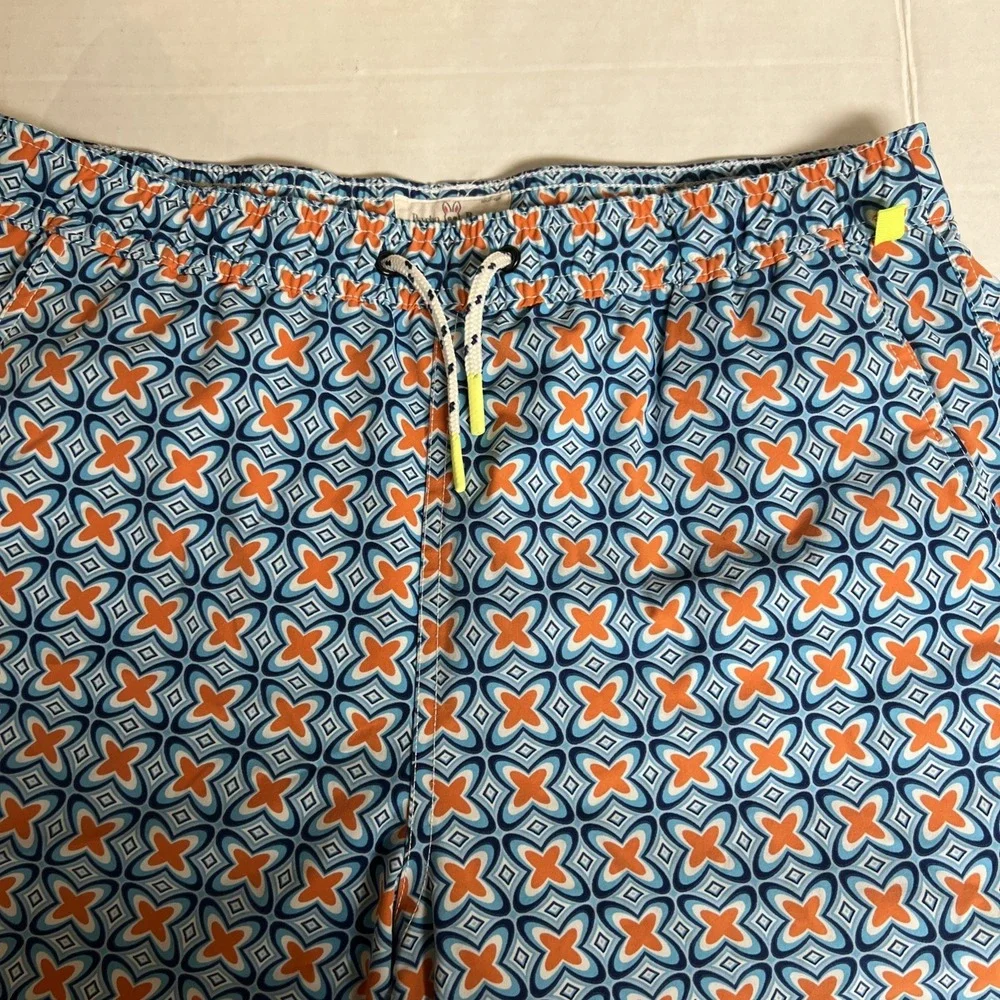 Psycho Bunny Boys‎ Swim Trunks, multicolor, 18/20 EUC
